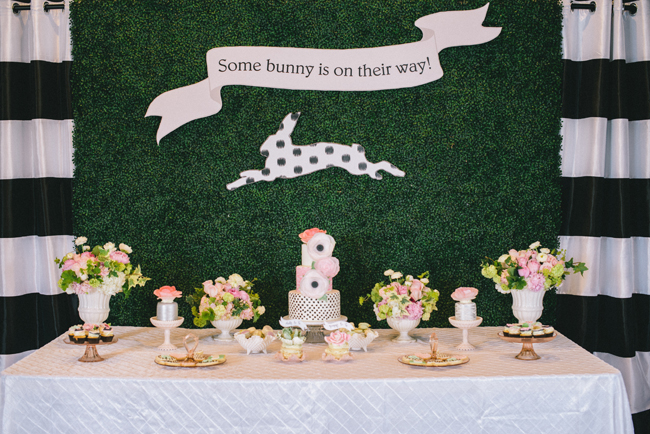 bunny themed baby shower