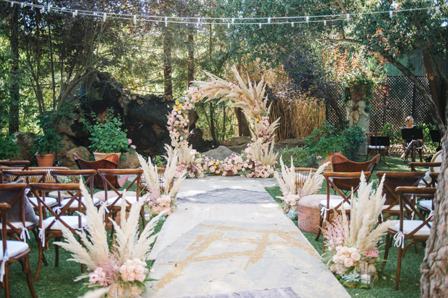 calamigos ranch malibu boho wedding