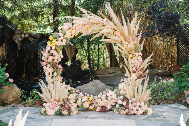 calamigos ranch malibu boho wedding