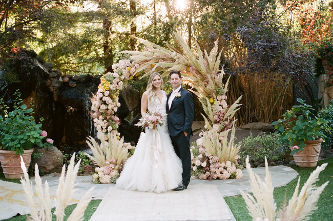 calamigos ranch malibu boho wedding