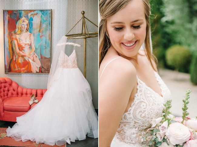 coral green fig house wedding