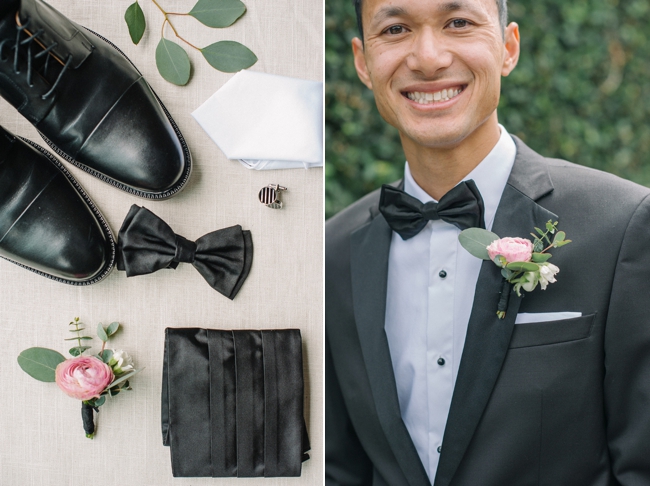 coral green fig house wedding