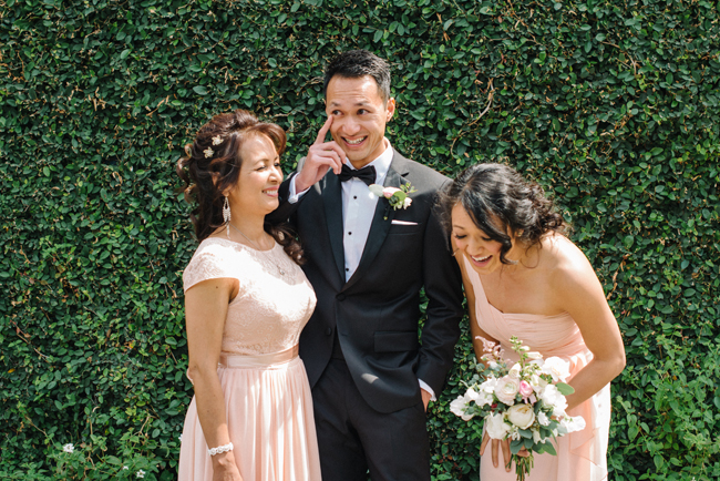 coral green fig house wedding