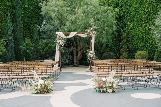 coral green fig house wedding