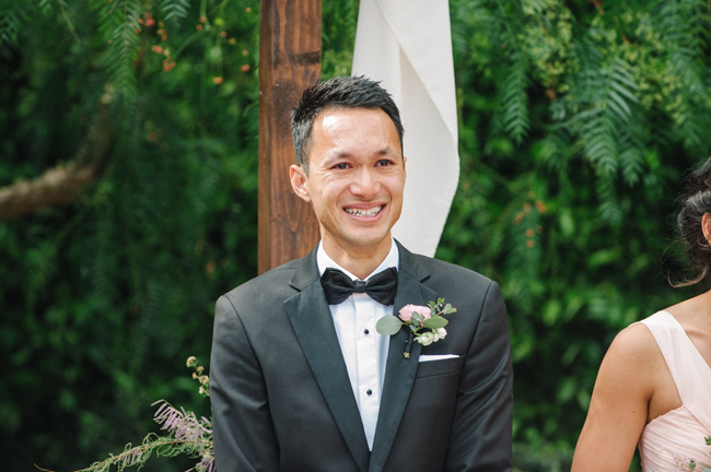 coral green fig house wedding