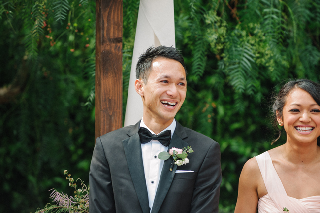 coral green fig house wedding