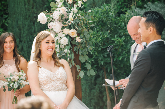 coral green fig house wedding