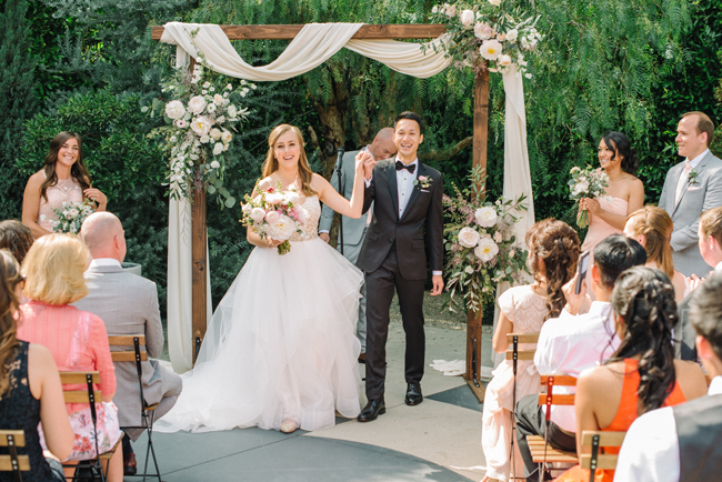 coral green fig house wedding