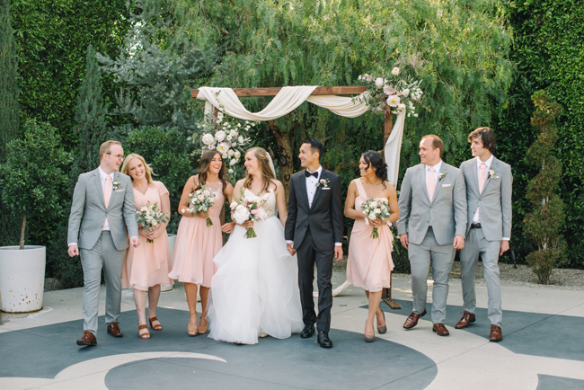 coral green fig house wedding