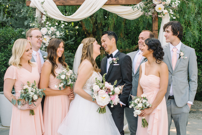 coral green fig house wedding