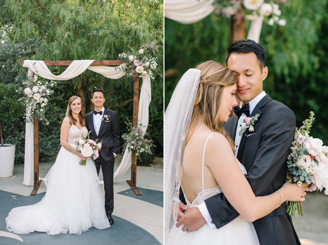 coral green fig house wedding