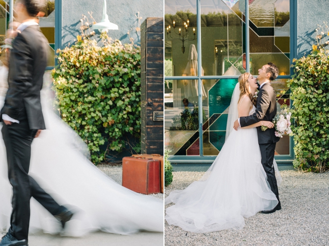 coral green fig house wedding