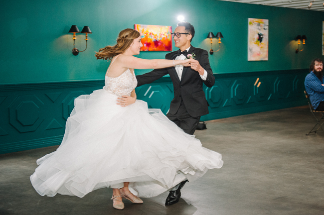 coral green fig house wedding