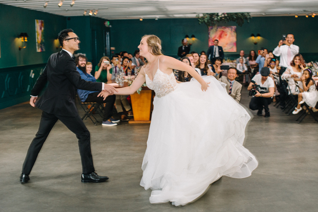 coral green fig house wedding