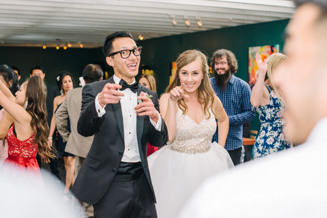 coral green fig house wedding
