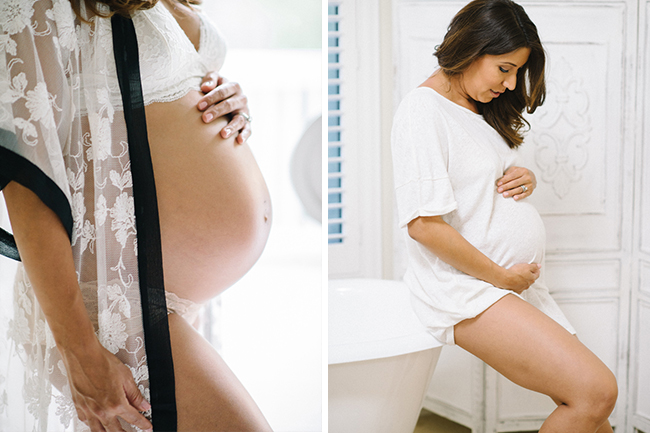 intimate and lace maternity, portrait