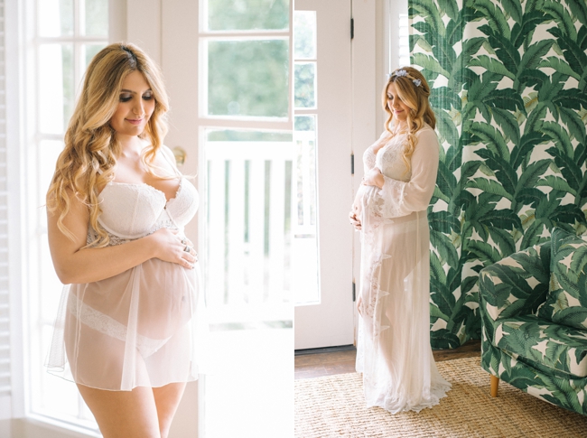 intimate maternity session