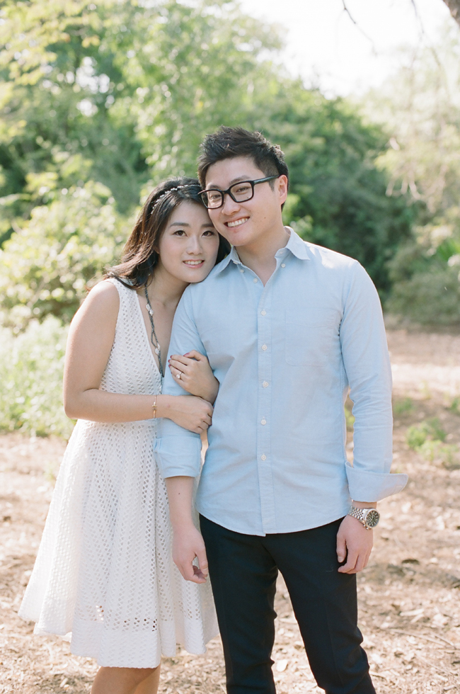 los angeles engagement session