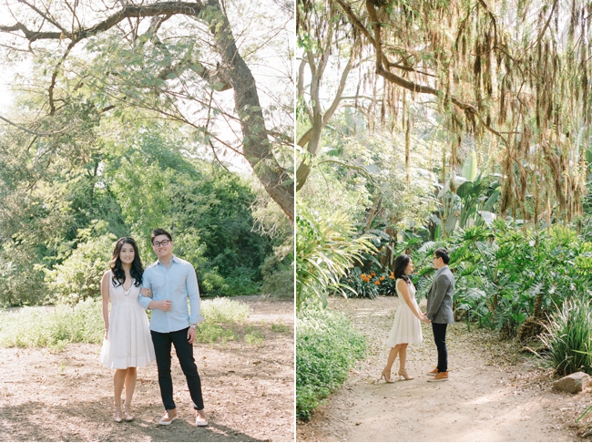 los angeles engagement session