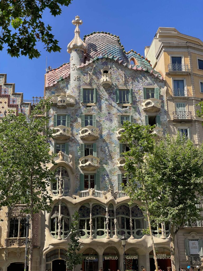 Barcelona Spain Casa Batlló Gaudi