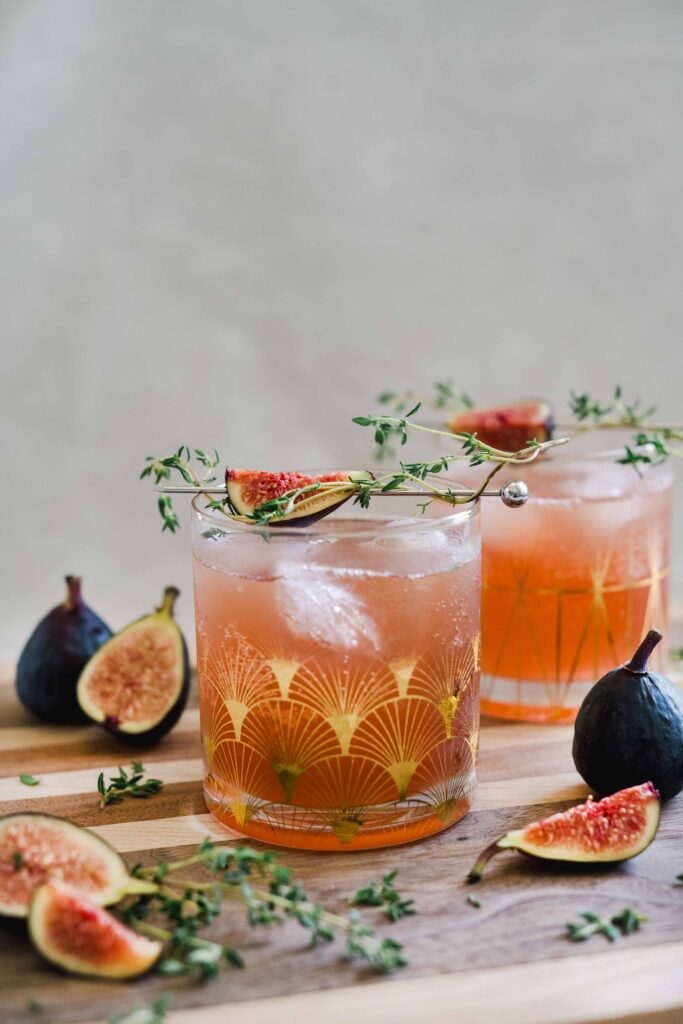 fall favorites fig cocktails